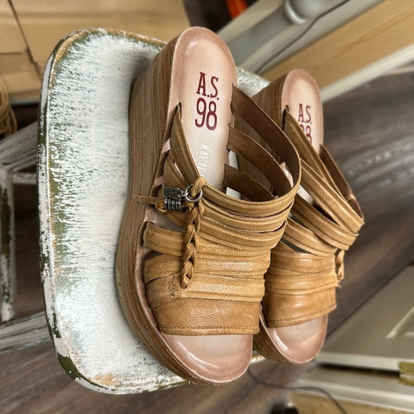 A.S.98 Shoes - A.S.98 Nicolls wedge heel sandal
